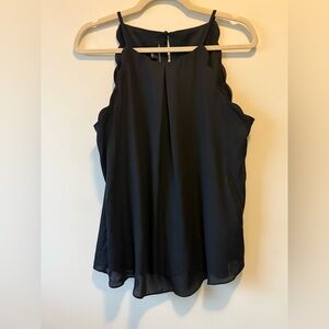 Elegant Black Sleeveless Top